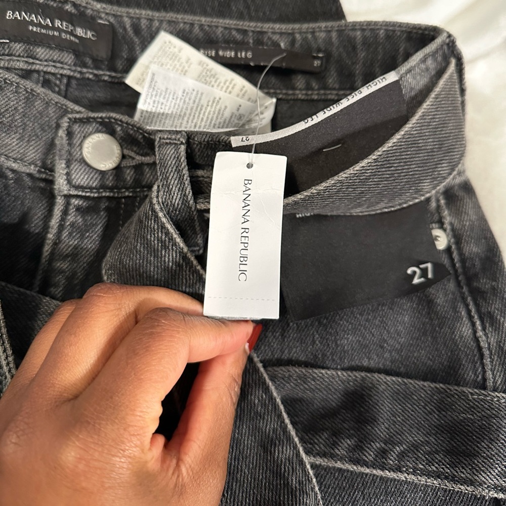 Brand new Banana republic High rise wide leg